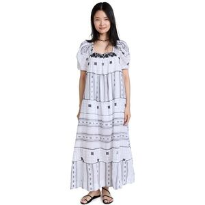 Free People Jamie Embroidered Maxi Dress